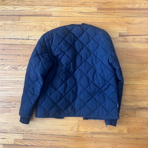 frank and oak men’s quilted reversible jacket - Picture 3 of 5